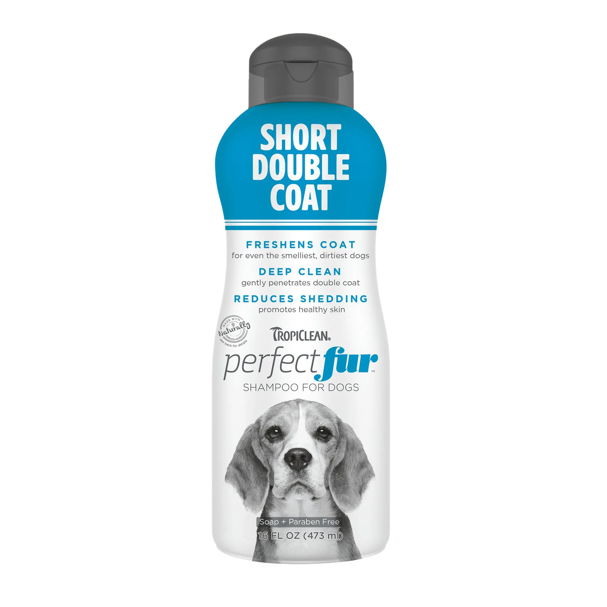 TropiClean PerfectFur Shampoo for Short Double Coat 473ml