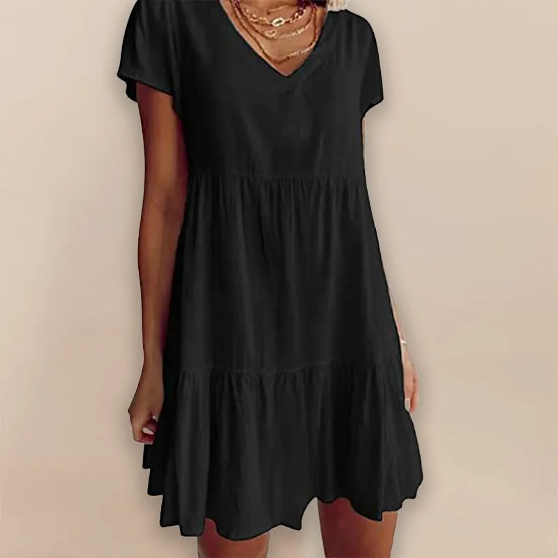 V-neck dress for women - casual &amp; stylish