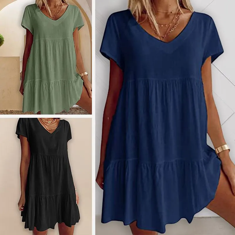 V-neck dress for women - casual &amp; stylish