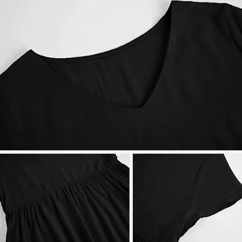 V-neck dress for women - casual &amp; stylish