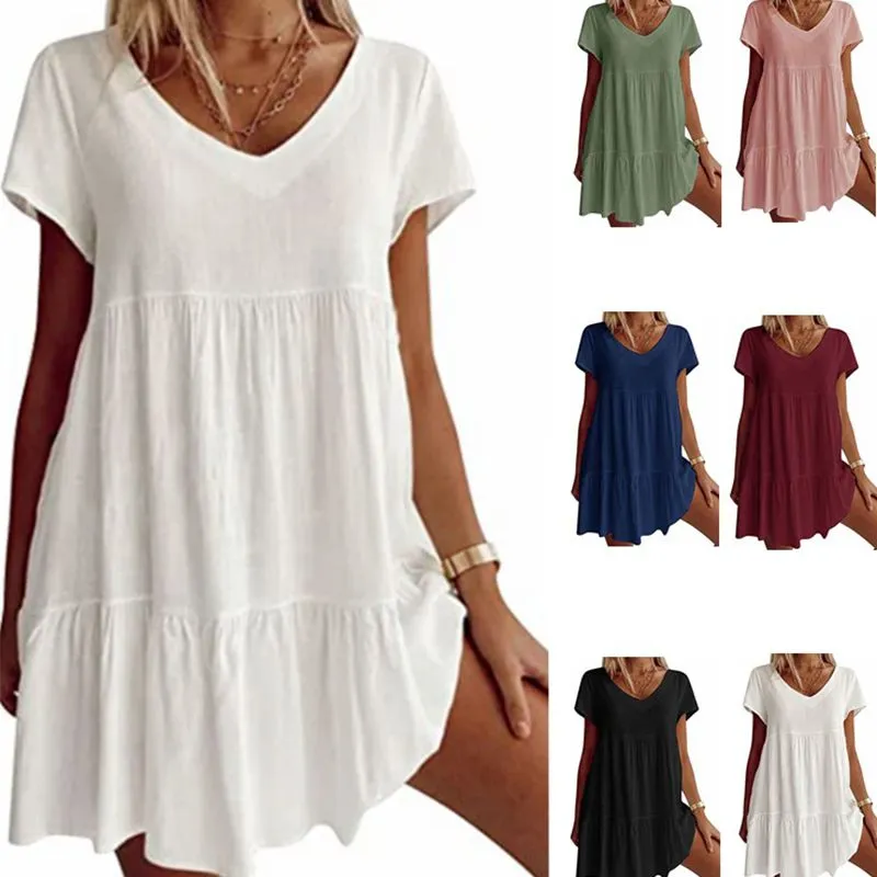 V-neck dress for women - casual &amp; stylish