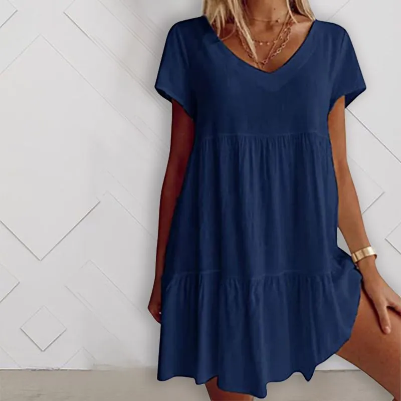 V-neck dress for women - casual &amp; stylish