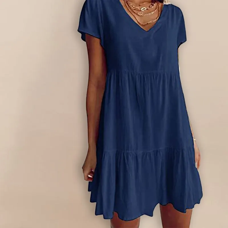 V-neck dress for women - casual &amp; stylish