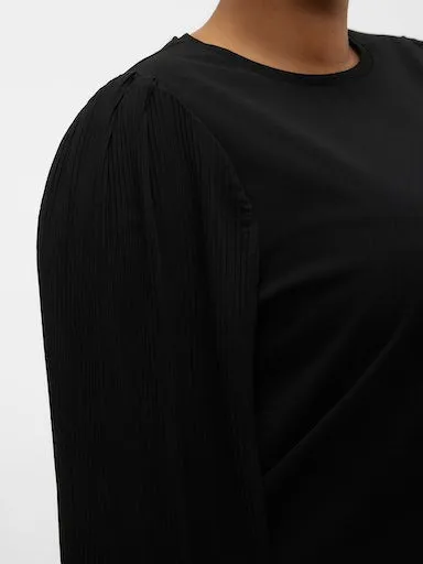 Vero Moda Curve Pleated Sleeve Top