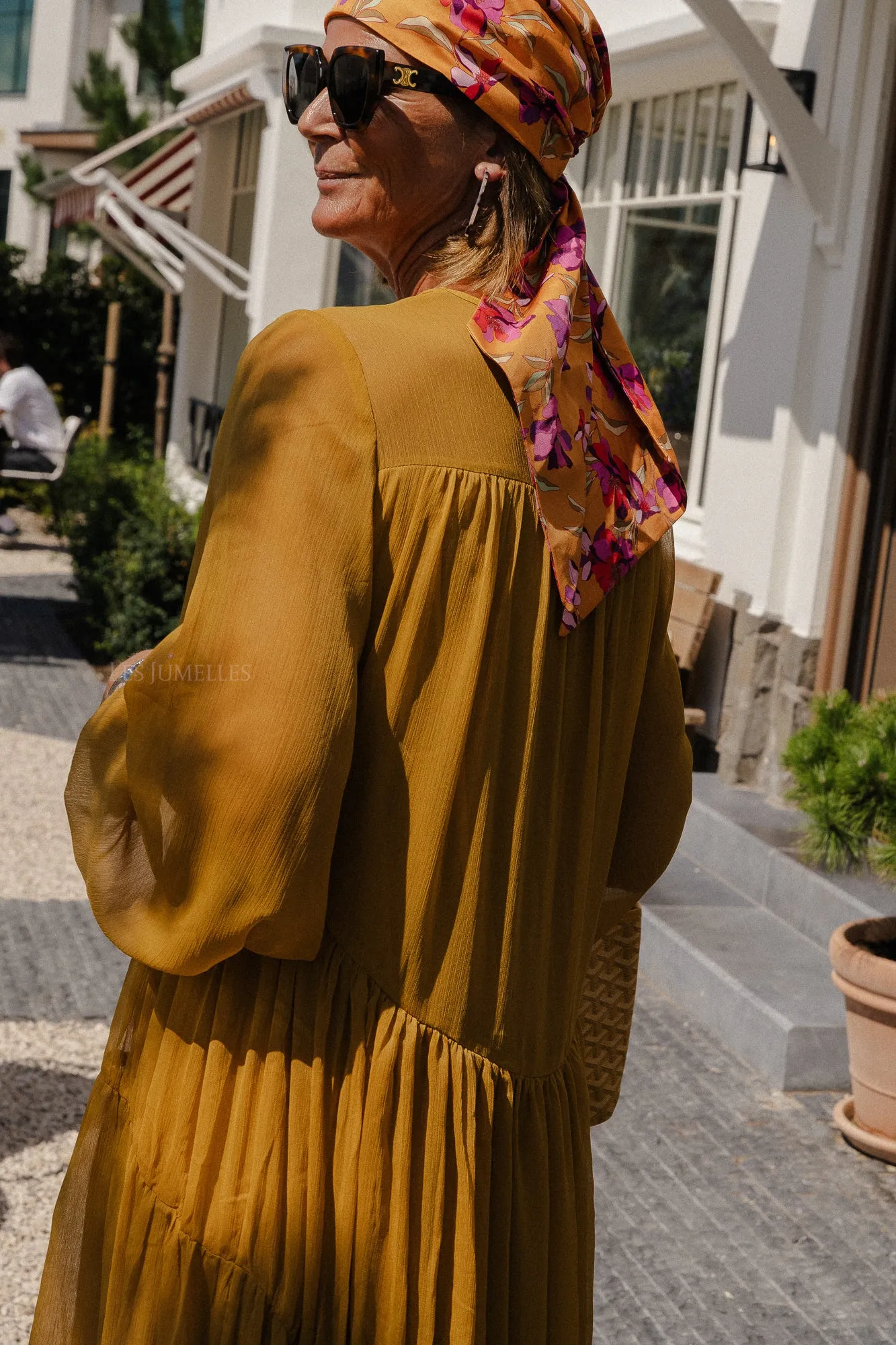 VIKale L/S maxi dress wood thrush