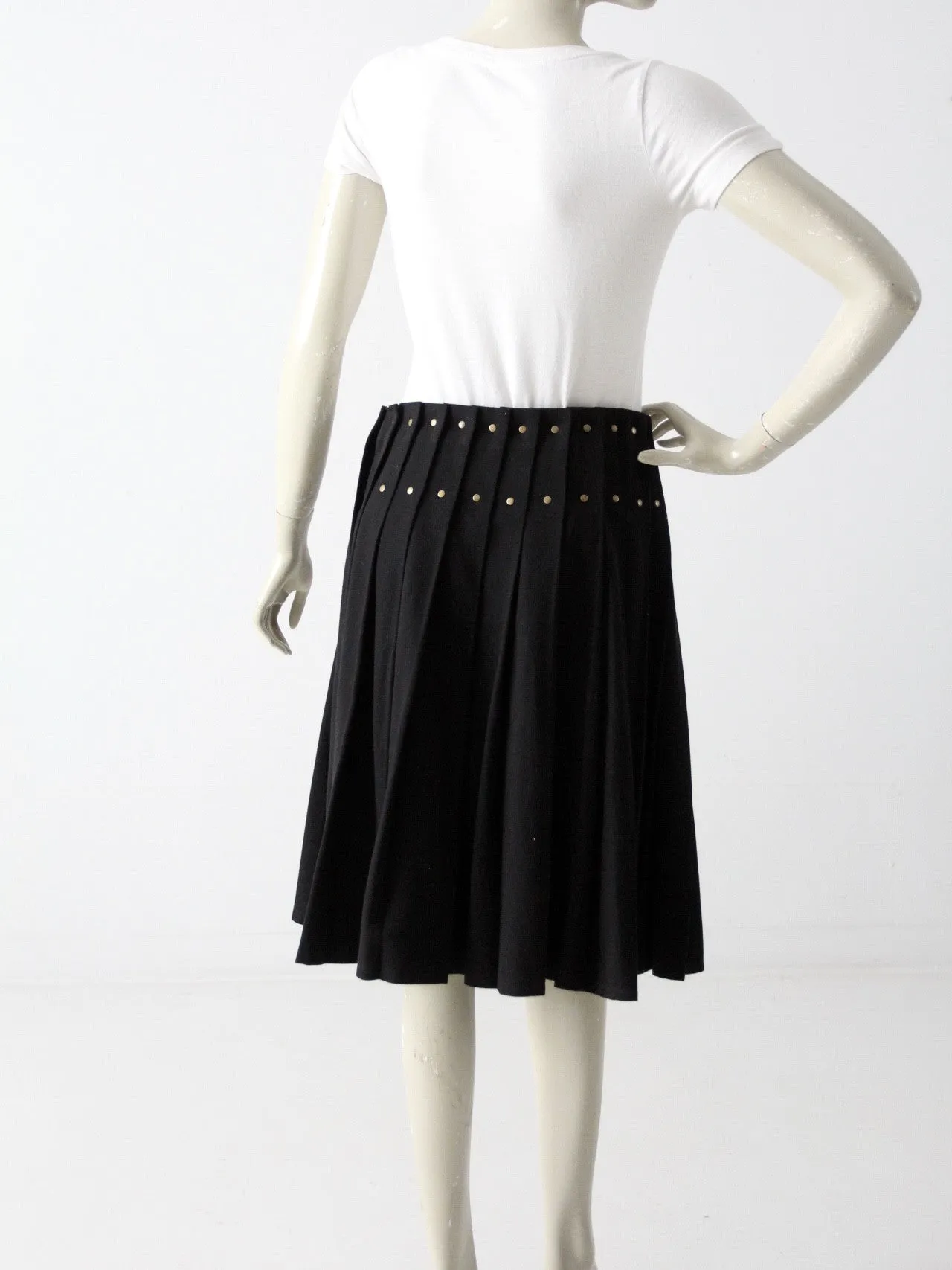 vintage Byblos pleated skirt