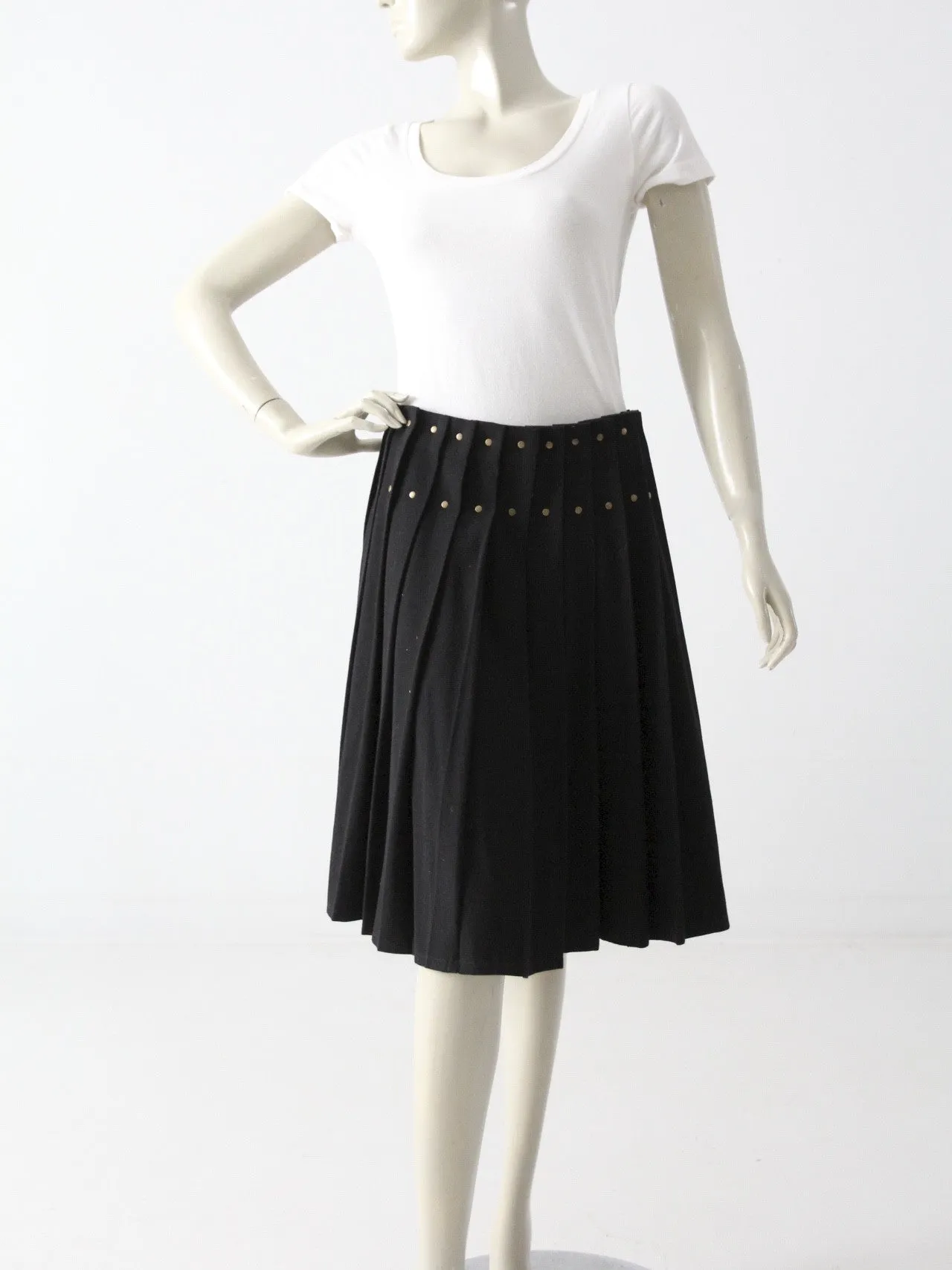 vintage Byblos pleated skirt