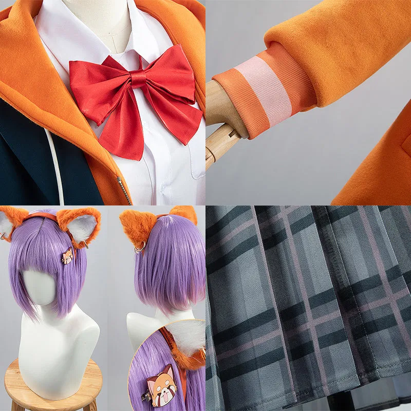 Virtual YouTuber NIJISANJI Posanke Ratna Petit School Uniform Cosplay Costume