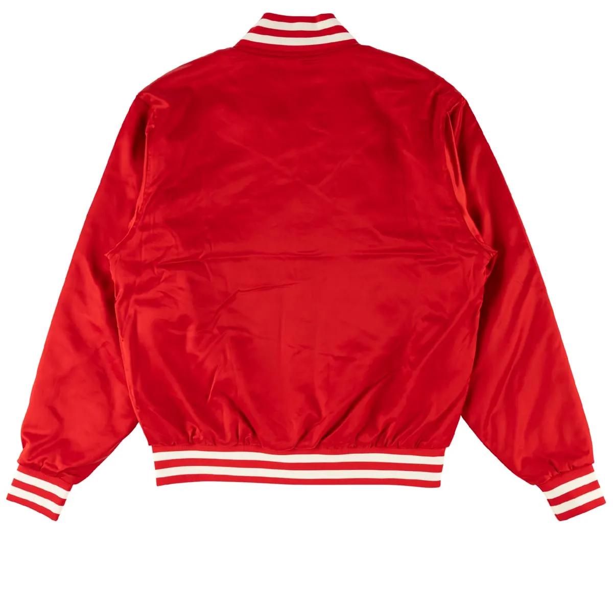 Welcome Union Varsity Jacket - Red/Bone