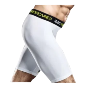 WHITE SELECT COMPRESSION SHORT