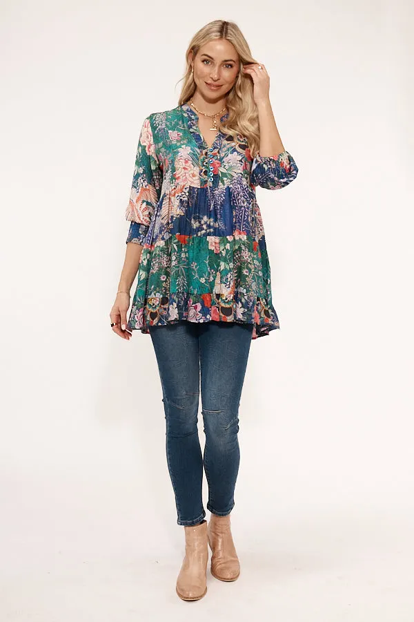 Wisteria Tunic Print