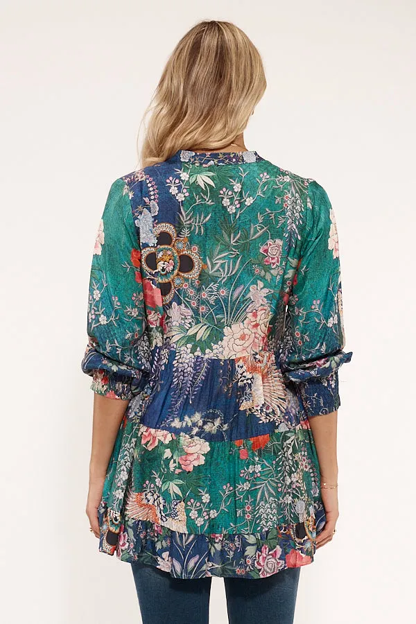 Wisteria Tunic Print