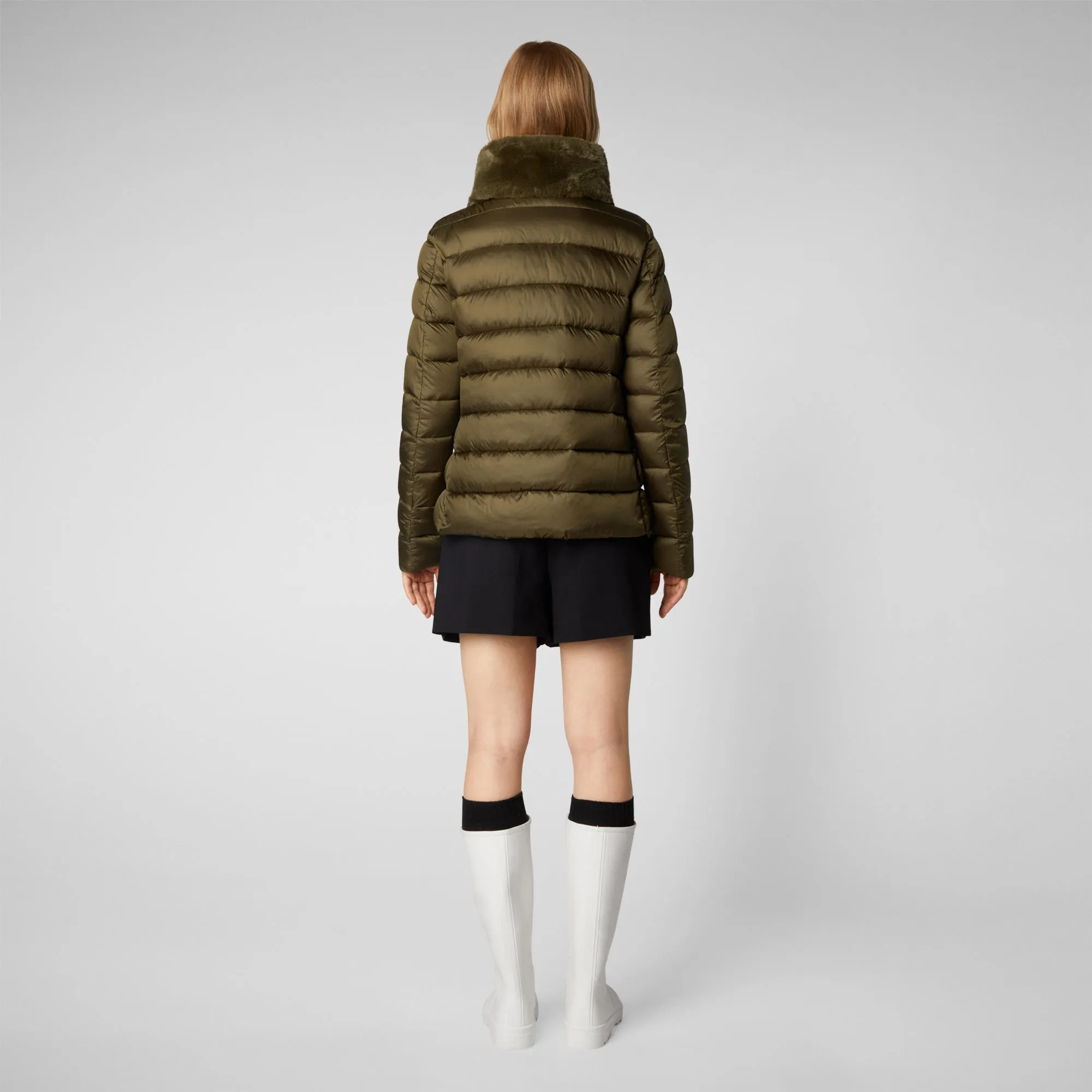 Women's Mei Puffer Jacket in Sherwood Green