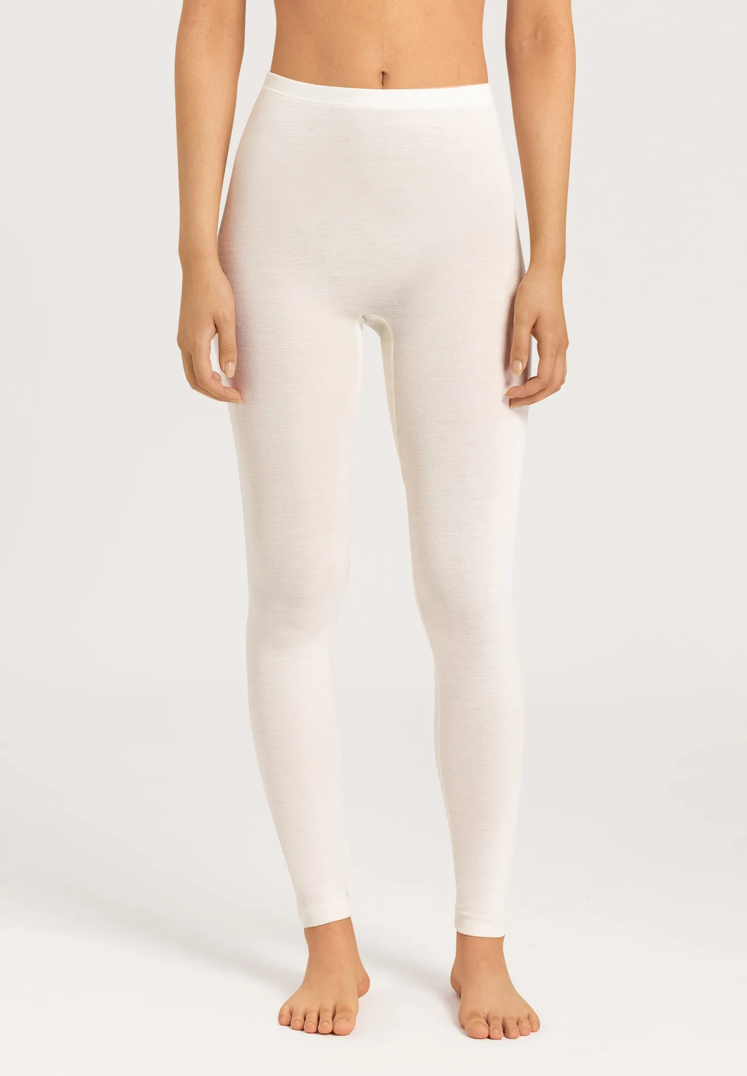 Woolen Silk W Wool and Silk Leggings | Cygne 71422-795