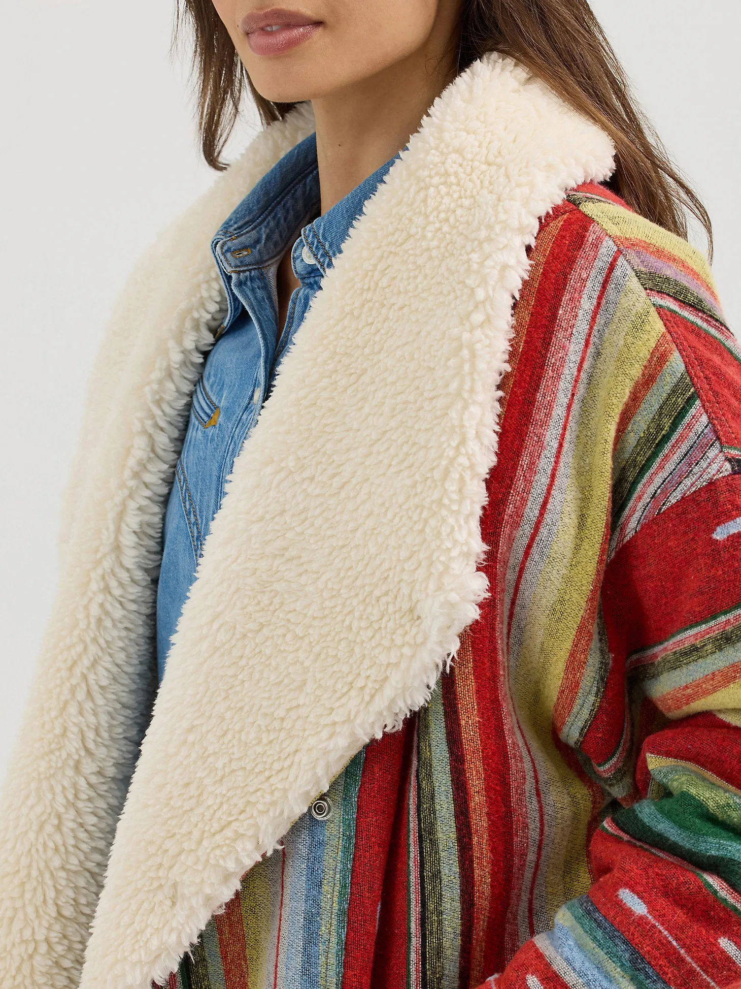 Wrangler X Lainey Wilson Sunburst Sherpa Coat