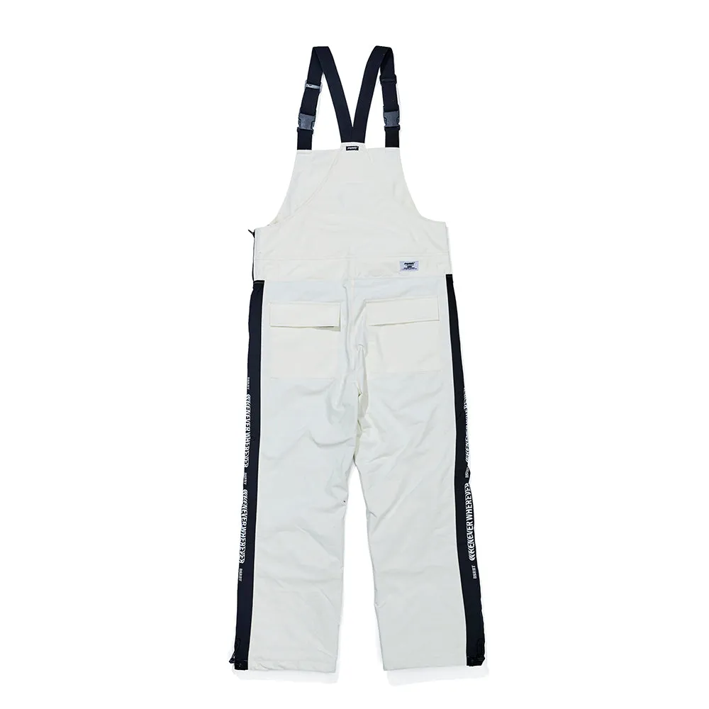 WWB BIB PANTS IVORY