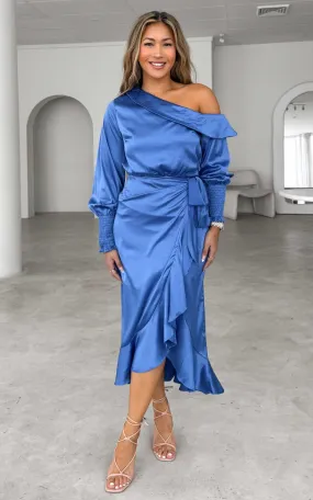 Zanai Midi Dress - Classic Blue