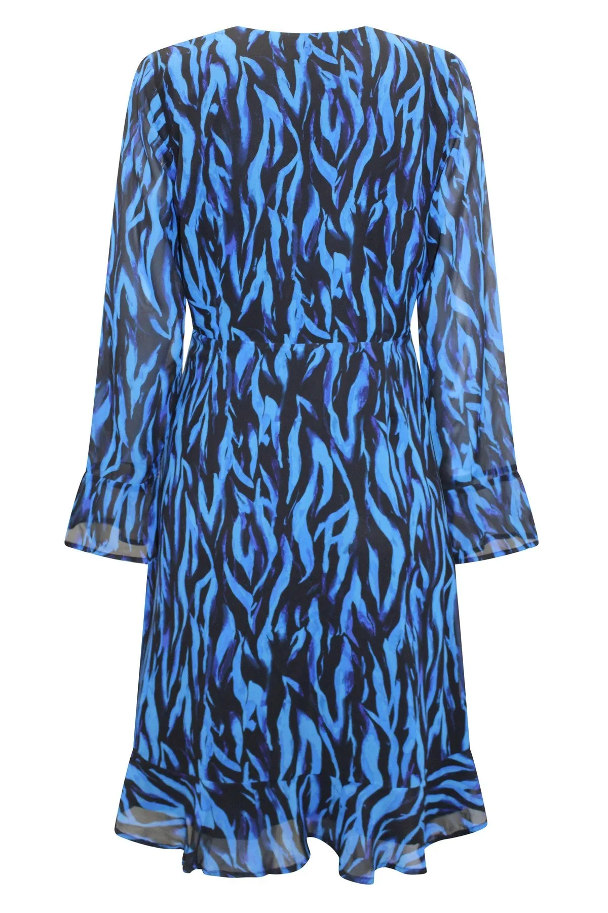 Zebra Wrap Dress