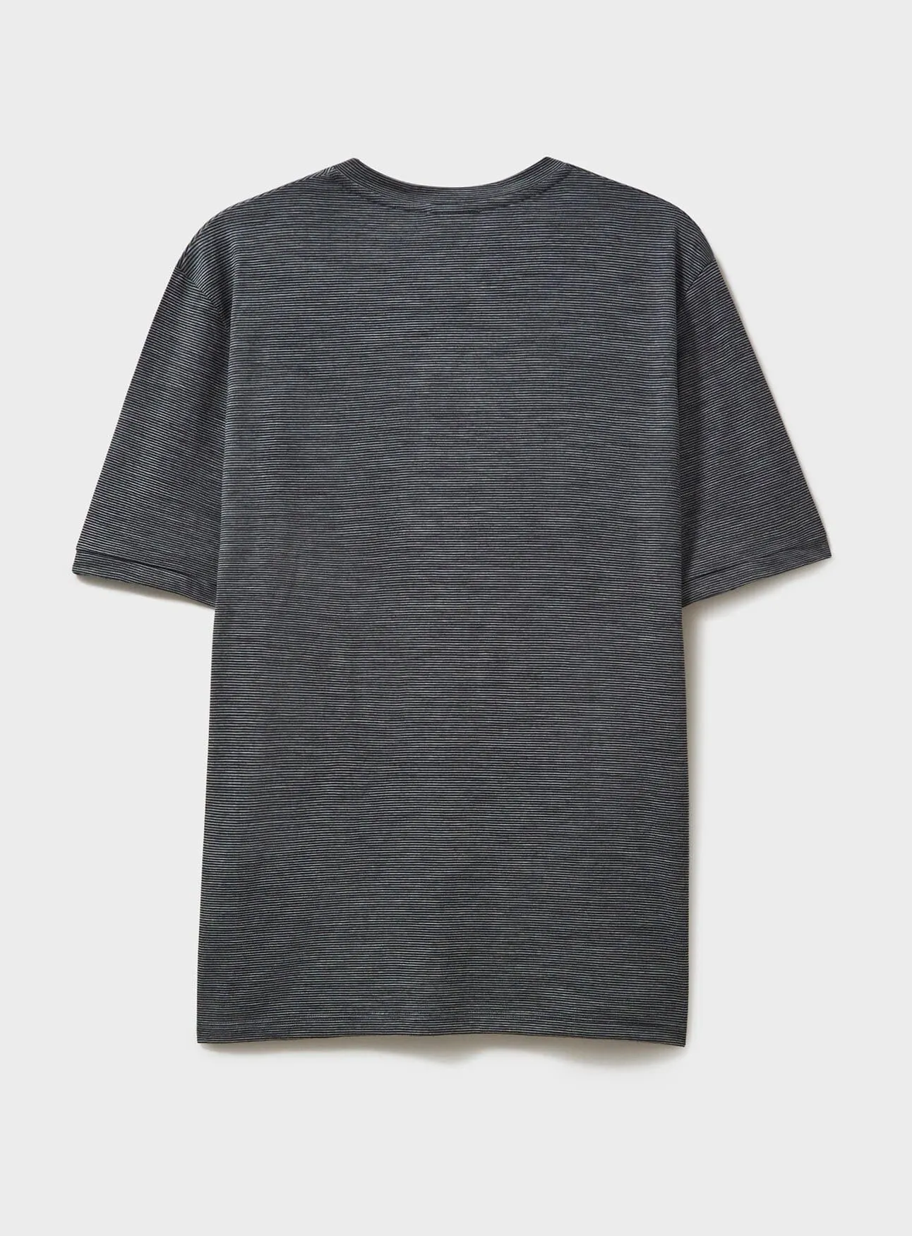 ZQ Merino Wool Jersey Charcoal Stripe T-Shirt